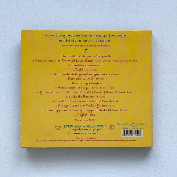 Putumayo Presents: Yoga - Audio CD By Various Artists - VERY GOOD - Picture 3 of 5